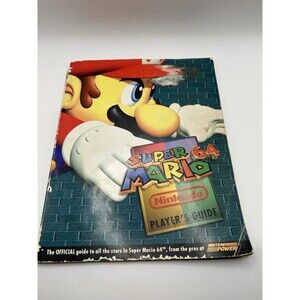 Super Mario 64 Player's Guide Nintendo Strategy Guide Book Official Nintendo N64